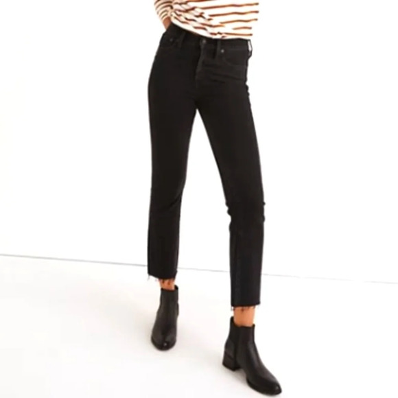 Madewell Denim - Madewell Cali Demi-Boot Jeans in Edmunds Wash: Raw-Hem Edition